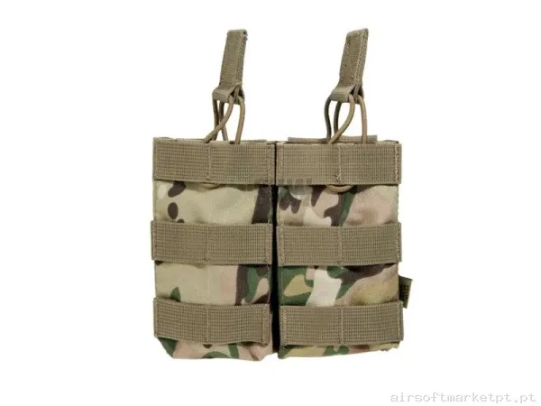 Pouch M4 Molle Doble Delta Tactics - Multicam — Coletes & Rigs — Airsoft Market PT