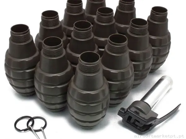 Granada CO2 Thunder B Hakkotsu C/12 Carcaças Piña Hakkotsu — Grenades & Lançadores — Airsoft Market PT
