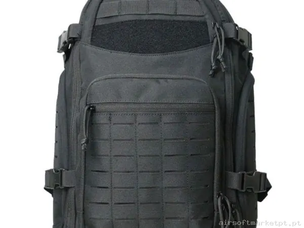 Mochila Tática MOLLE Corte Laser Sixmm Dg Backpack 40l preta — Sacos & Mochilas — Airsoft Market PT