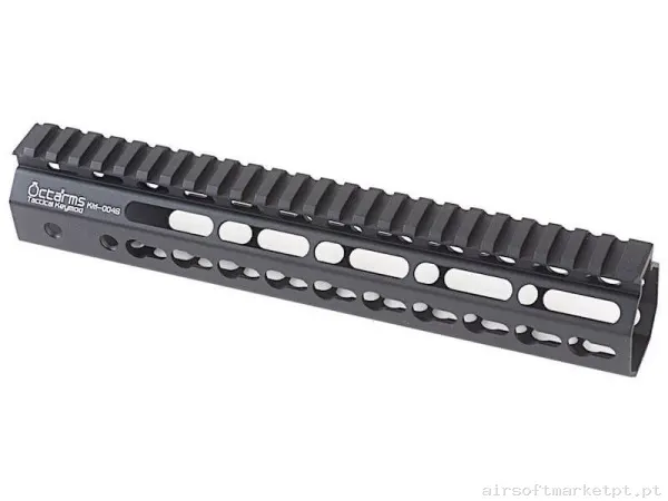 Externo Guardamão Keymod Ares Amoeba Octarms 10" preto — Acessórios & Componentes — Airsoft Market PT