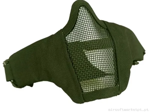 Máscara de Proteção de Malha/Teclado Wosport Starker IV verde od — Proteção Ocular & Facial — Airsoft Market PT