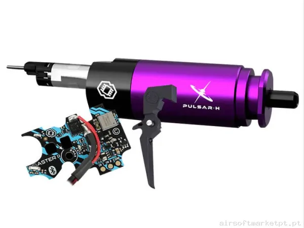 HPA Kit M4 Gate Pulsar H Híbrido Solenoide & Aster II Bluetooth Cabo Traseiro — HPA & Linhas — Airsoft Market PT