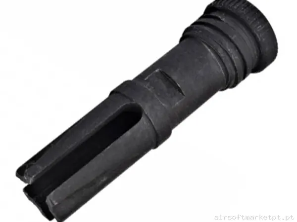 Externo Quebra-chamas Big Dragon Flash Hider Bd3532 negra — Acessórios & Componentes — Airsoft Market PT