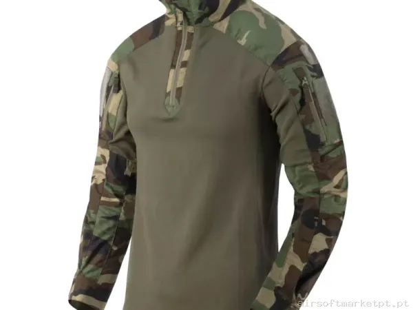 Camiseta Combate Helikon-Tex Mcdu Woodland — Vestuário (Fardas) — Airsoft Market PT