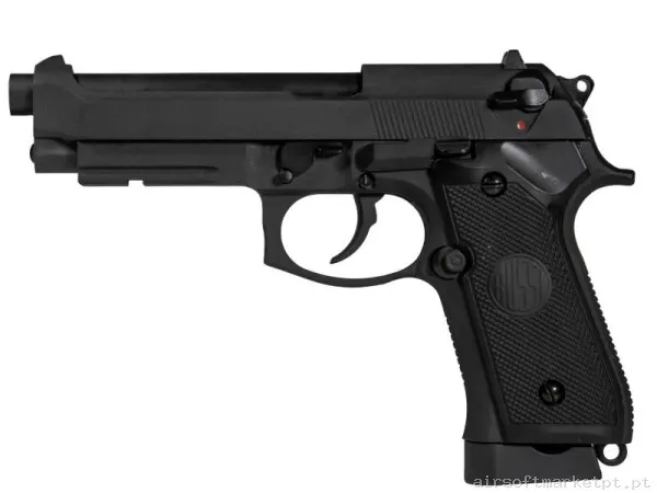 Réplica CO2 4.5mm Pistola Rossi M92 preta — Pistolas — Airsoft Market PT