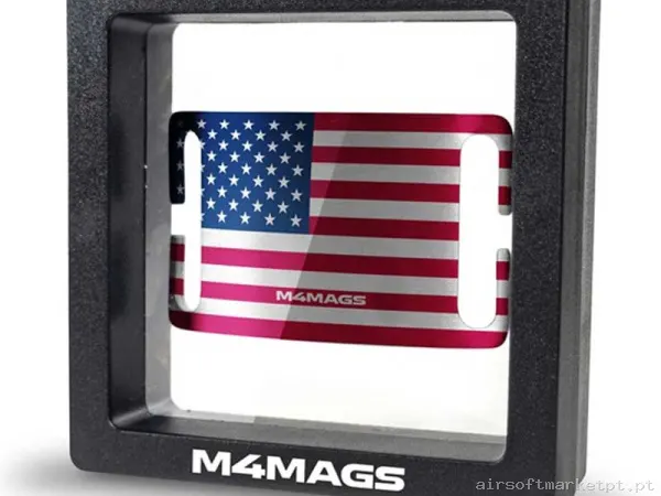 Charm MOLLE M4mags Bandeira USA — Patches & Decoração — Airsoft Market PT