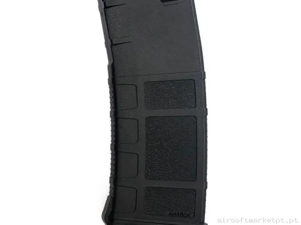 Magazine Réplica Midcap M4 Amarok Fast Feed B1 Polimero 250 Bbs negro — Carregadores / Magazines — Airsoft Market PT