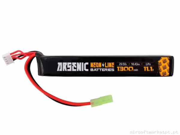 Bateria Lipo Arsenic 11.1v 1300 Mah 25c-50c — Baterias & Carregadores — Airsoft Market PT