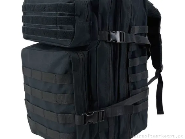 Mochila Tática MOLLE Sixmm 45l preta — Sacos & Mochilas — Airsoft Market PT