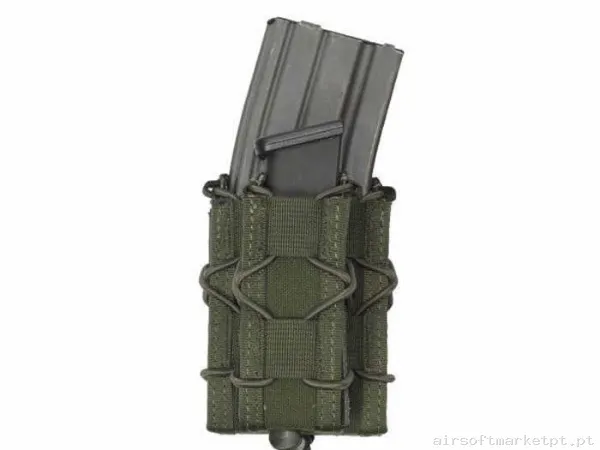 Pouch Magazine Pouch Universal+Pistola Warrior Assault Quick Mag verde od — Coletes & Rigs — Airsoft Market PT