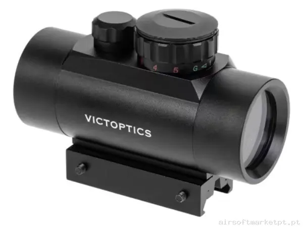 Mira Ponto Vermelho 1x35 Victoptics T1 preta — Miras & Ópticas — Airsoft Market PT