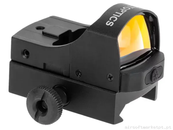 Mira Mini Ponto Vermelho 1x18 Victoptics V2 negra — Miras & Ópticas — Airsoft Market PT