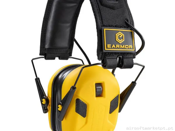 Protetor Auditivo Earmor M300x Amarelo — Rádios & Comunicação — Airsoft Market PT