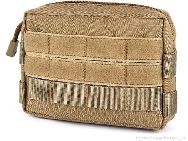 Pouch Multiusos Oem Pequeno C/MOLLE Frontal tan — Coletes & Rigs — Airsoft Market PT