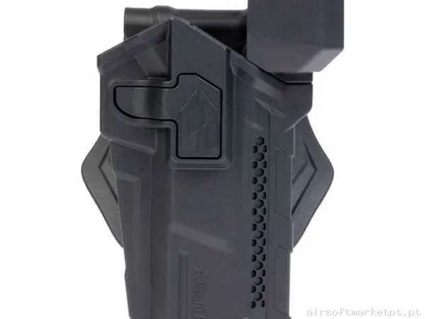 Pistolera Rígida Hi-Capa 5.1 com Ponto vermelho Amomax Rot 360 negra — Coletes & Rigs — Airsoft Market PT