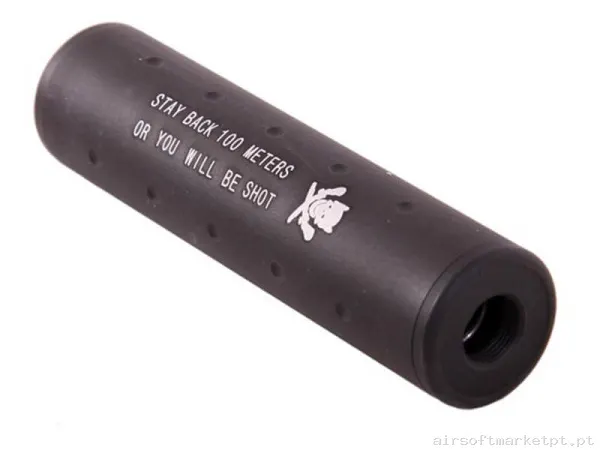 Externo Supressor Corto Stubby Oem Calavera negro — Acessórios & Componentes — Airsoft Market PT