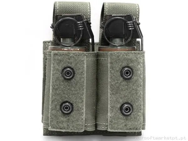 Magazine Pouch Granada 40mm Duplo Warrior Assault Ranger Green — Coletes & Rigs — Airsoft Market PT