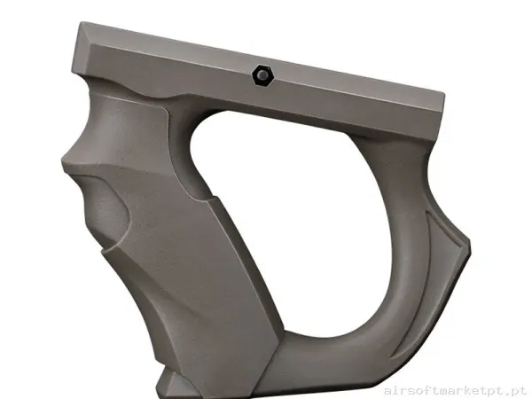 Externo Grip RIS Angular Wosport Ex1515-T Estilo Hera Terra Escura — Acessórios & Componentes — Airsoft Market PT