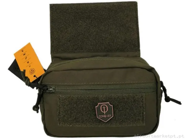 Pouch Abdominal DDU Conquer MK3 Ranger Green — Coletes & Rigs — Airsoft Market PT