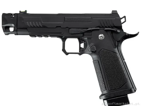 Réplica GBB Pistola Hi-Capa 4.3 Arcturus Vanguard 4.3" Optics Ready & Compensator negra — Pistolas — Airsoft Market PT