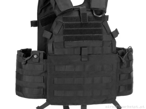 Colete Porta Placas Invader Gear 6094a-Rs Plate Carrier preto — Coletes & Rigs — Airsoft Market PT