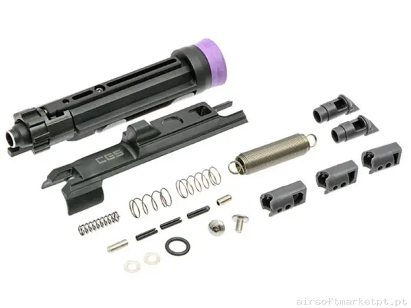 Interno Nozzle GBB MWS Reforçado + Puller Pin Cyma W/ Válvula de Potência Ajustável para Cgs — Peças Internas (AEG) — Airsoft Market PT