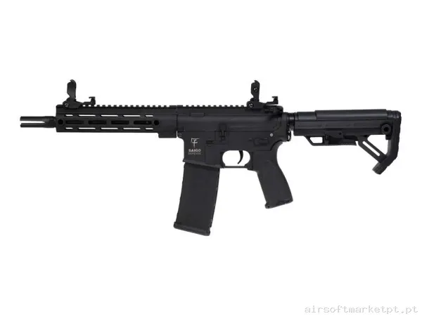 Réplica airsoft AEG M4 Saigo Shinobi negra — Rifles de Assalto (AR/M4/AK) — Airsoft Market PT