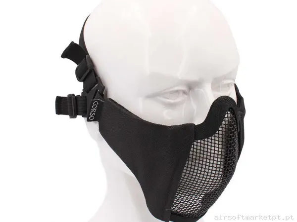 Máscara/Casco Corso Reaper MK2 negra — Proteção Ocular & Facial — Airsoft Market PT