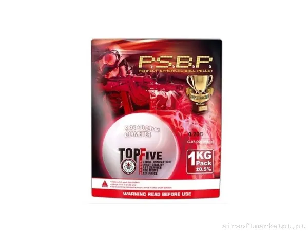 Bolas 0,20g G&g 5000 Bbs Blancas — Munição (BBs) — Airsoft Market PT