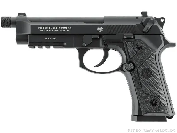 Airgun CO2 4.5mm Pistola Umarex M9 A3 Blowback Full Metal preta — Pistolas — Airsoft Market PT