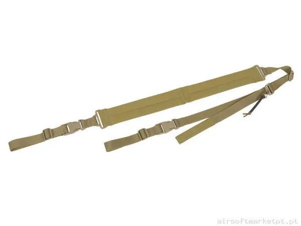 Correa Tática 2 Pontos Extração Rápida de 2 Pontos Emerson Khaki — Gear Táctico — Airsoft Market PT