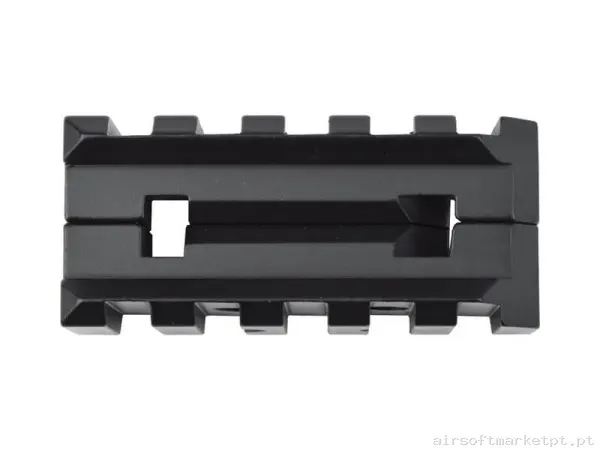 Externo Trilho RIS Js Tactical Twin 20mm para M4 Mira Frontal negro — Acessórios & Componentes — Airsoft Market PT