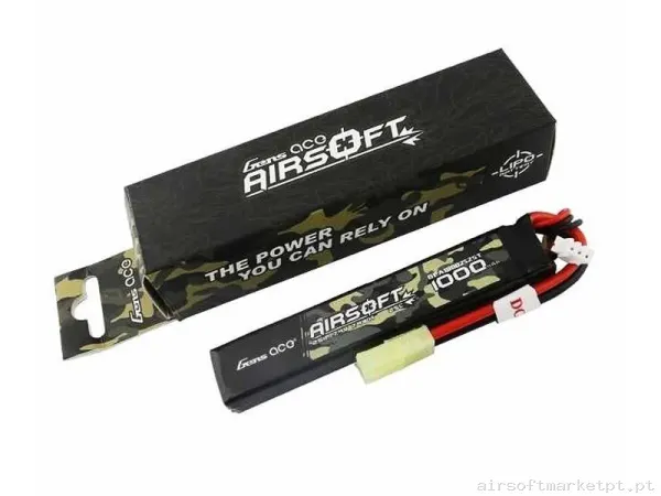 BATERÍA GENS ACE 1000MAH 25C 7.4V STICK TAMIYA — Baterias & Carregadores — Airsoft Market PT