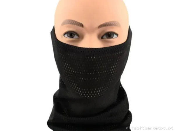 Braga Táctica Cygnus Armory Tubescarf preta — Proteção Ocular & Facial — Airsoft Market PT