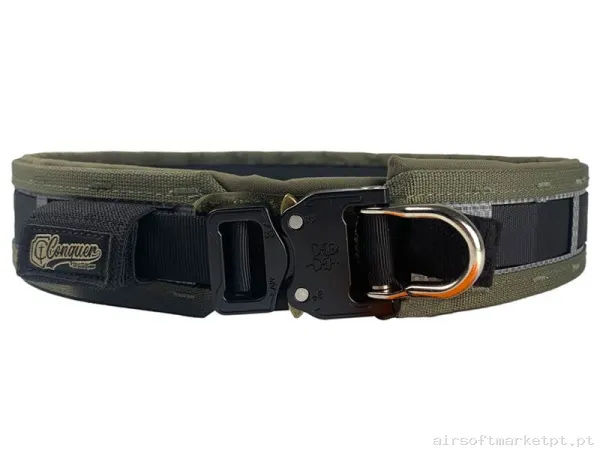 Cinturão tático Conquer Heavy Tegris Belt Ranger Green — Gear Táctico — Airsoft Market PT