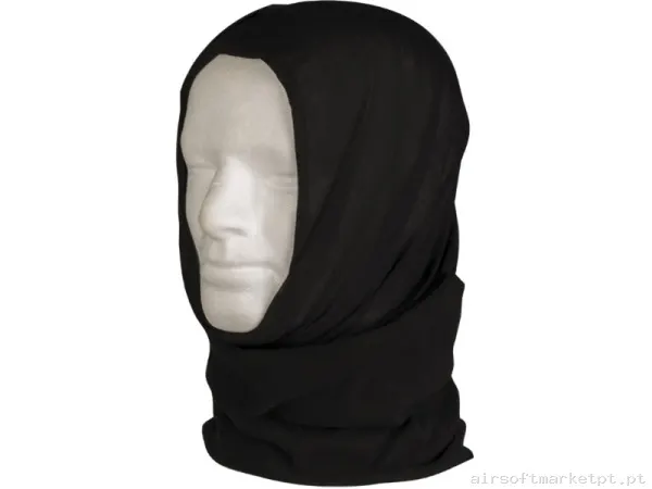 Balaclava Mil-Tec Multi Function Headgear Versão de Inverno preta — Proteção Ocular & Facial — Airsoft Market PT