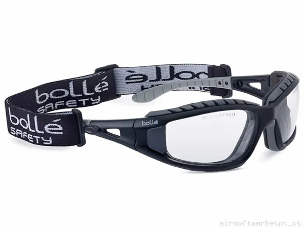 Óculos Bolle Tracker II Transparentes negros — Proteção Ocular & Facial — Airsoft Market PT