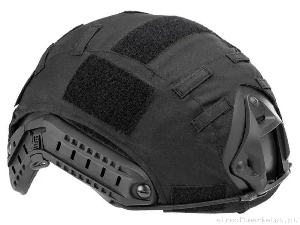 Cobertura de capacete Fast Velcro Invader Gear Mod 2 preta — Capacetes — Airsoft Market PT