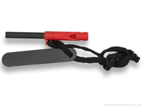 Flint Vermelho Apito Barbaric — Gear Táctico — Airsoft Market PT