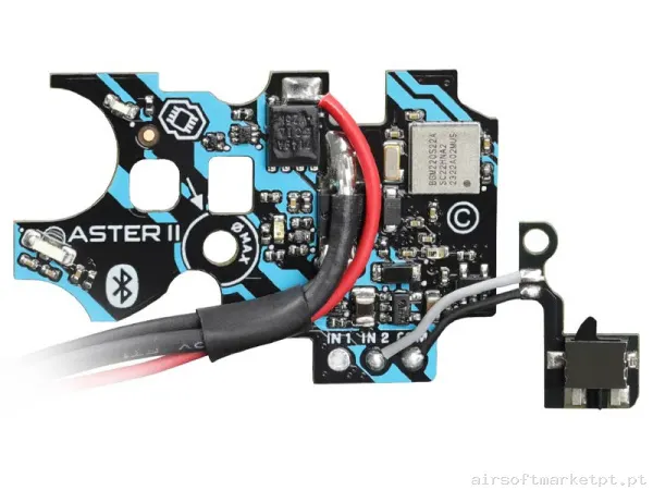 Interno Gatilho Electrônico Gate Aster II Bluetooth Ver.2 Expert G&G G2 Cabos Traseiro com Quantum Trigger 2 — Peças Internas (AEG) — Airsoft Market PT