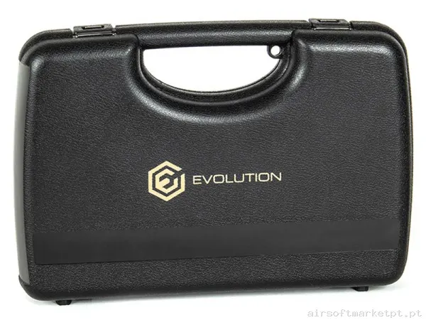 Estojo Rígido para Pistola Evolution Pistol Hard Case Ea0521pc 23.5cm preto — Sacos & Mochilas — Airsoft Market PT