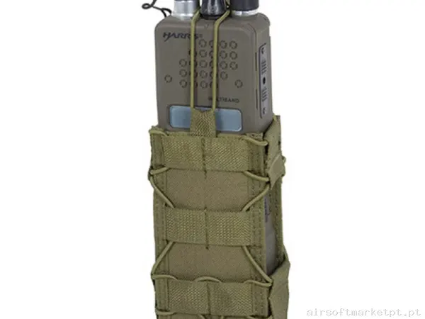Pouch Portaradio Oem Open Top verde od — Coletes & Rigs — Airsoft Market PT