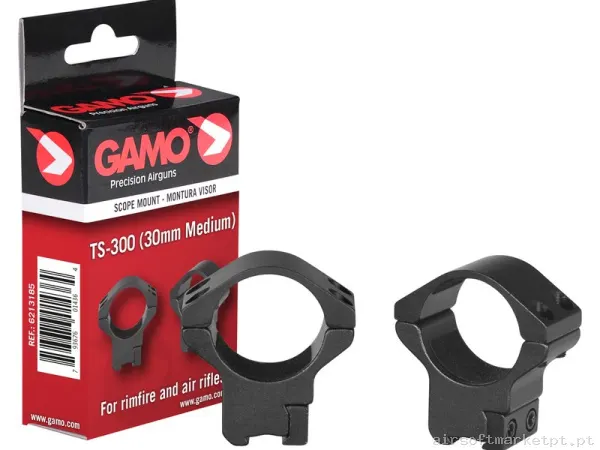 Externo Anilhas Meias 30mm Gamo Trilho 11mm 2u — Acessórios & Componentes — Airsoft Market PT