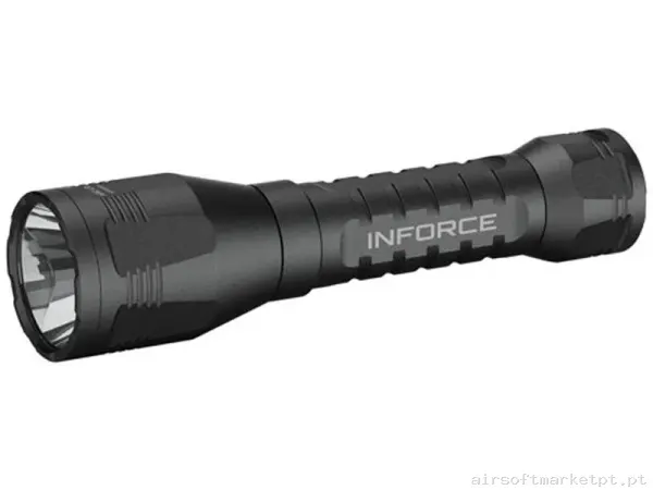 Lanterna de Mão Inforce Arc 650 Lr-H Flashlight preta — Lanternas & Lasers — Airsoft Market PT