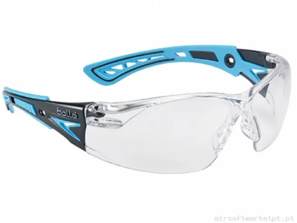 Óculos Bolle Rush+ Pc Transparentes Celeste — Proteção Ocular & Facial — Airsoft Market PT