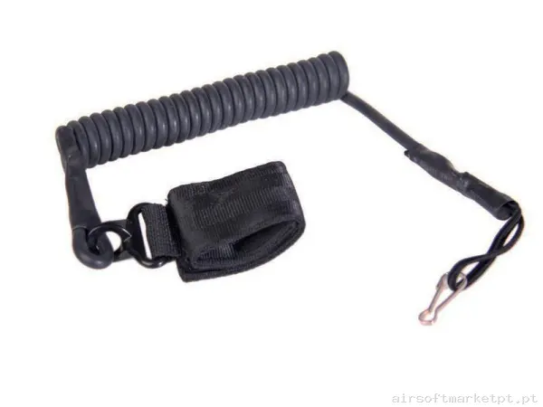 Correa Antipérdida Para Pistola - NEGRA DELTA TACTICS — Acessórios & Componentes — Airsoft Market PT