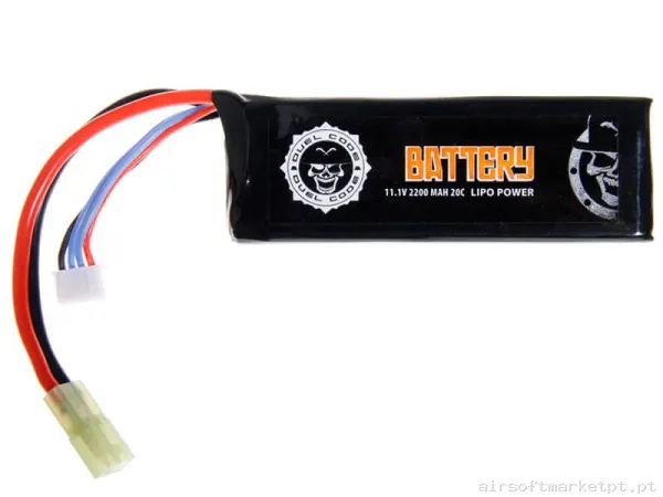 Bateria Lipo Stick Duel Code 2200mah 11.1v 20c — Baterias & Carregadores — Airsoft Market PT