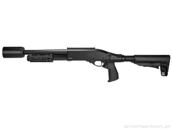 Réplica GBB Shotgun Secutor Velites Invicta G-Ix negra — Shotguns — Airsoft Market PT
