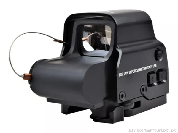 Mira Holográfica vermelho/Verde Js Tactical 553 JS-555B preta — Miras & Ópticas — Airsoft Market PT