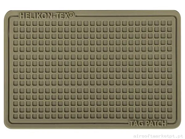 Set de Parches Goma Relieve Helikon-Tex Tag Patch 60 X 40 Mm 3u coyote — Patches & Decoração — Airsoft Market PT